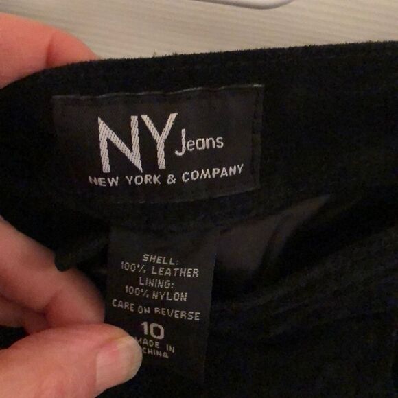 Black leather pants - Picture 2 of 8